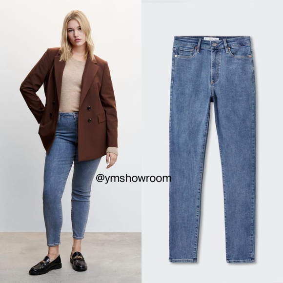 MANGO High-waisted skinny jeans - Picture 1 of 5
